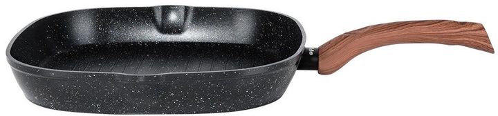 Сковорода-гриль Vilde Black & Wood гранітова 28x28 см (5904316475345) - зображення 8