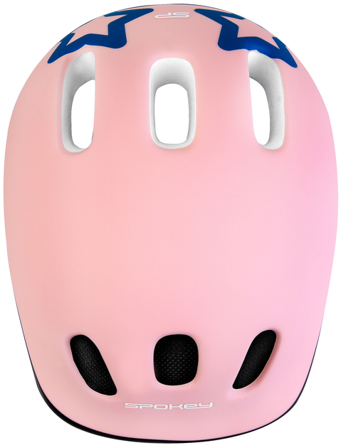 Kask rowerowy Spokey STARS 2 52-56 cm Różowy (5902693277781) - obraz 3