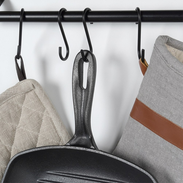 Patelnia do grillowania VildeCast Line żeliwna z silikonową nakładką 28x28 cm (5904316471835) - obraz 12