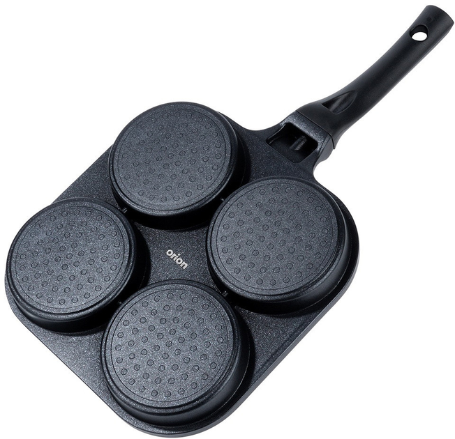 Сковорода для яєць Orion Grande гранітова на 4 відділи 22 см (8592381196615) - зображення 4
