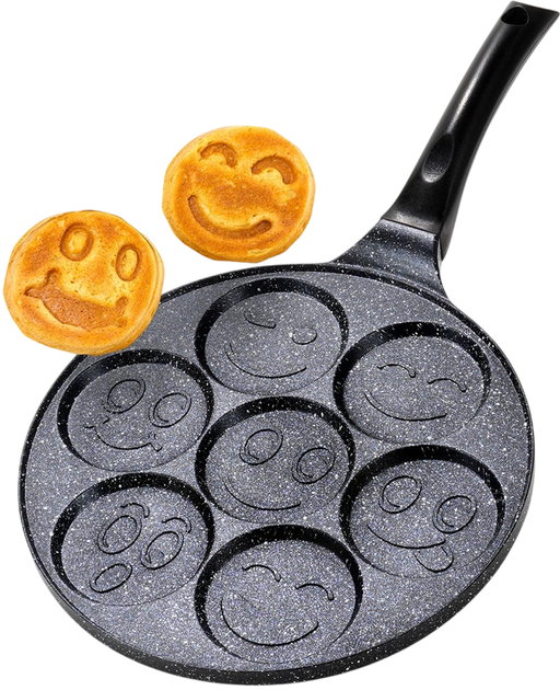 Сковорода для яєць Vilde Basic Line гранітова на 7 відділів 26 см (5904316492649) - зображення 4