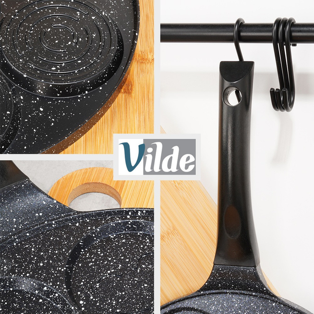 Сковорода для яєць Vilde Basic Line гранітова на 7 відділів 26 см (5904316492649) - зображення 10