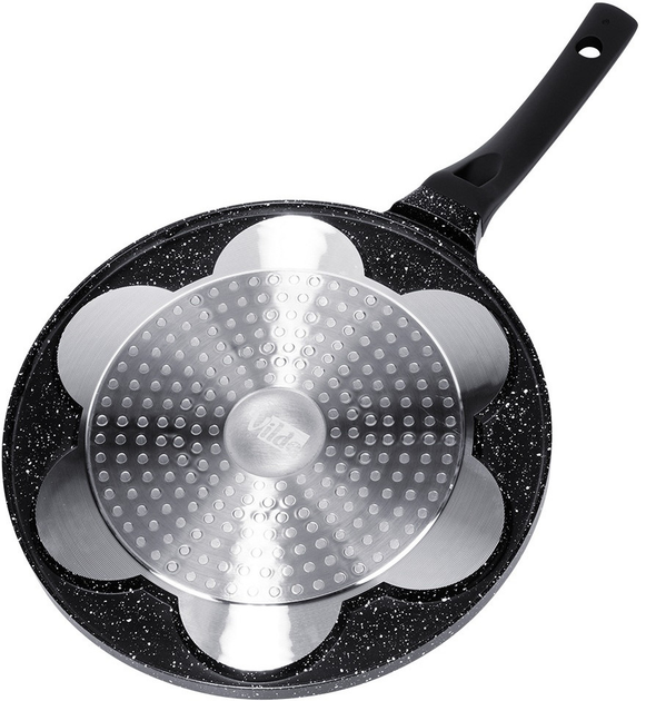 Сковорода для яєць Vilde Basic Line гранітова на 7 відділів 26 см (5904316492632) - зображення 6