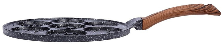 Сковорода для яєць Vilde Black & Wood гранітова на 7 відділів 26 см (5904316465100) - зображення 6