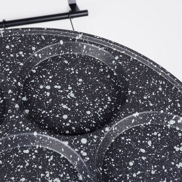 Сковорода для яєць Orion Grande гранітова на 7 відділів 27 см (8592381149260) - зображення 4