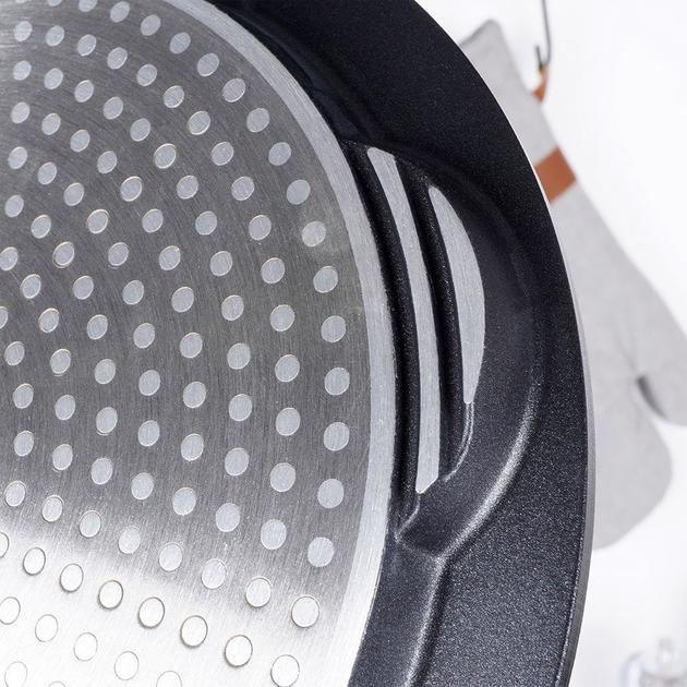 Сковорода для яєць Orion Grande гранітова на 7 відділів 27 см (8592381128722) - зображення 3