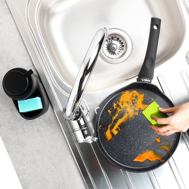 Сковорода для млинців Vilde Black Line гранітова 24 см (5904316492045) - зображення 10