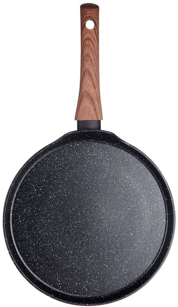 Patelnia do naleśników Vilde Black & Wood granitowa 26 cm (5904316465124) - obraz 2