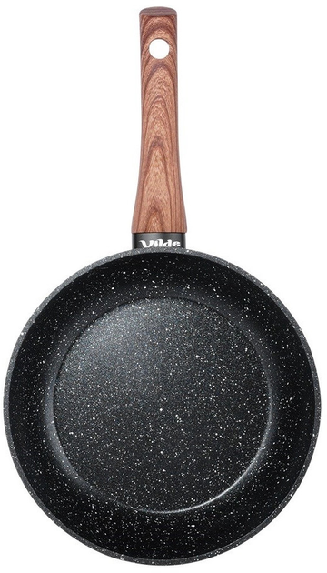 Сковорода Vilde Black & Wood гранітова 20 см (5904316475376) - зображення 2