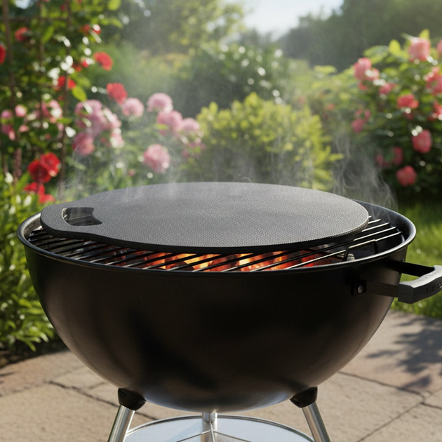 Patelnia do tortilli i naleśników Orion Litina żeliwna 25 cm (8592381157661) - obraz 8