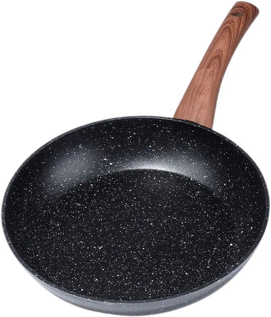 Сковорода Vilde Black & Wood гранітова 24 см (5904316475383) - зображення 8