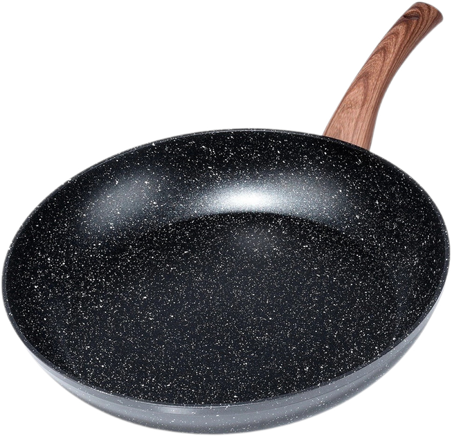 Сковорода Vilde Black & Wood гранітова 32 см (5904316475420) - зображення 8