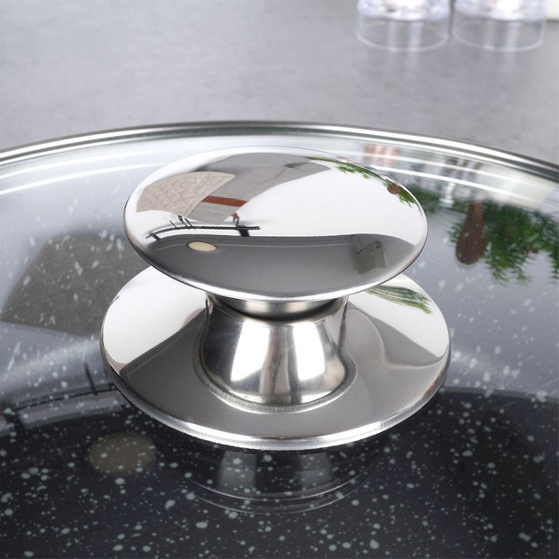 Patelnia Orion Grande granitowa z pokrywką 28 cm (8592381149284) - obraz 4