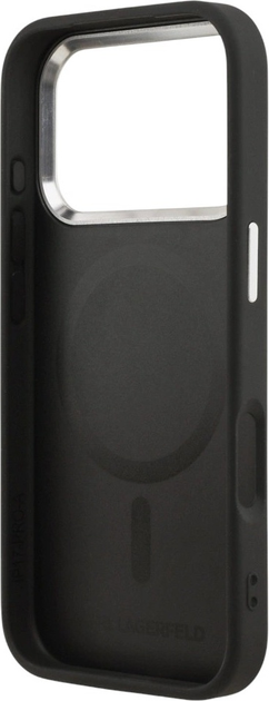 Панель Karl Lagerfeld Karl Pin MagSafe для Apple iPhone 17 Pro Black (3666339495633) - зображення 7