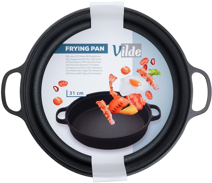 Patelnia Vilde Cast Line żeliwna 30 cm (5904316487775) - obraz 1