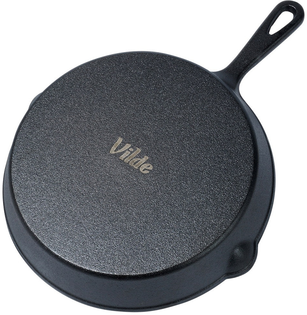 Patelnia Vilde Cast Line żeliwna z nakładką na uchwyt 25 cm (5904316471736) - obraz 6