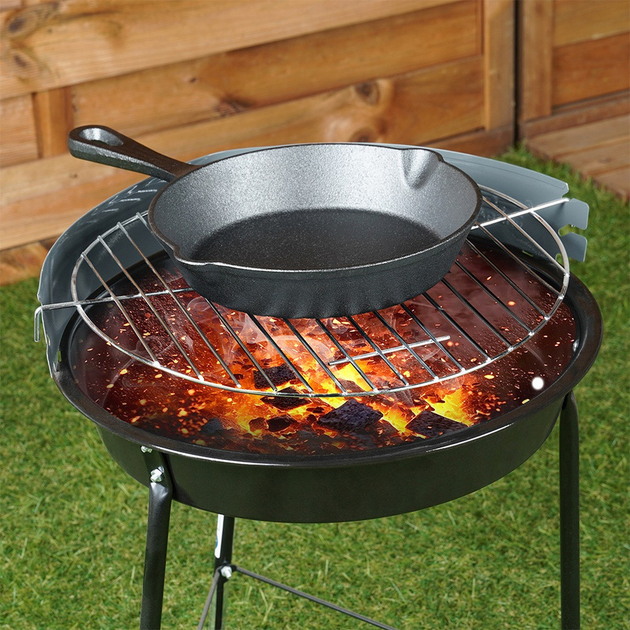 Patelnia Vilde Cast Line żeliwna z nakładką na uchwyt 20 cm (5904316471729) - obraz 10