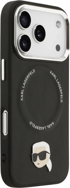 Панель Karl Lagerfeld Karl Pin MagSafe для Apple iPhone 17 Pro Max Black (3666339495640) - зображення 4