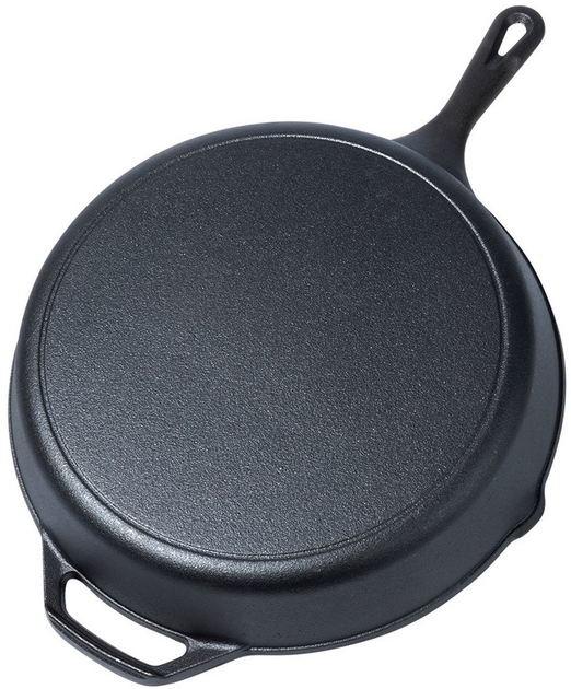 Patelnia Vilde Cast Line żeliwna z nakładką na uchwyt 30 cm (5904316471743) - obraz 9