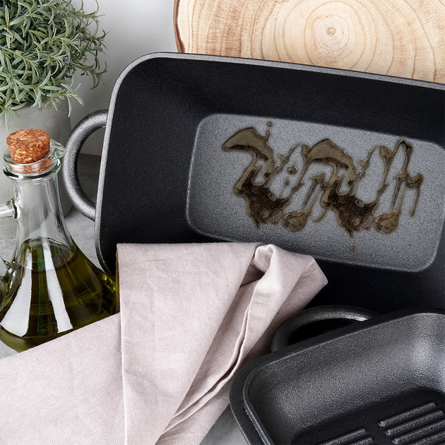 Brytfanna Vilde Cast Line 2w1 żeliwna 37.5x19 cm (5904316487843) - obraz 6