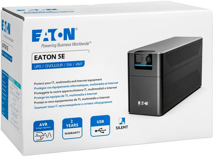 ДБЖ Eaton 5E Gen2 USB DIN 360Вт/700ВА (5E700UD) - зображення 4