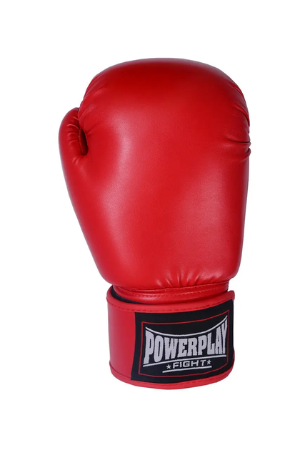 Рукавички боксерські PowerPlay 3004 Classic 14 унцій, червоні - изображение 2