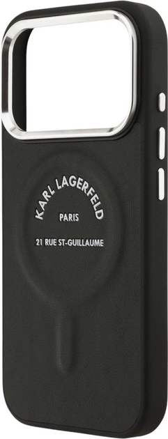 Панель Karl Lagerfeld Karl RSG Logo MagSafe для Apple iPhone 17 Pro Max Black (3666339494049) - зображення 6