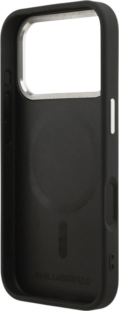 Панель Karl Lagerfeld Karl RSG Logo MagSafe для Apple iPhone 17 Pro Max Black (3666339494049) - зображення 7