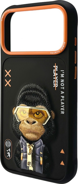 Панель Nimmy Cool&Cute 2.0 Gorilla для iPhone 17 Pro Black (6971080313882) - зображення 3