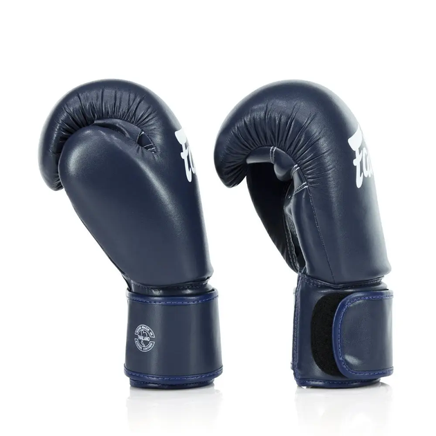 Рукавички боксерські з бинтами Fairtex Amateur BGV27 10 унцій, сині - изображение 4