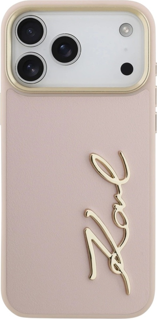 Etui Karl Lagerfeld Karl Script Logo do Apple iPhone 17 Pro Max Pink (3666339496449) - obraz 2