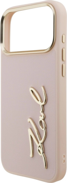 Etui Karl Lagerfeld Karl Script Logo do Apple iPhone 17 Pro Max Pink (3666339496449) - obraz 5