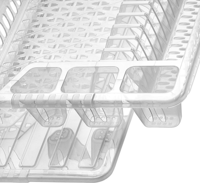 Suszarka do naczyń Orion Biała 46 x 37.5 x 8.5 cm (8694064005457) - obraz 4