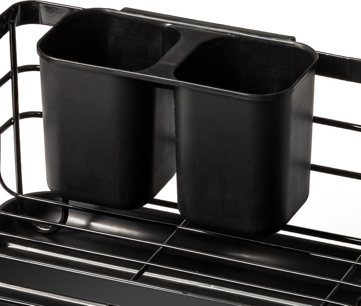 Suszarka do naczyń Vilde Czarna 43 x 32 x 14.5 cm (5907610289380) - obraz 4