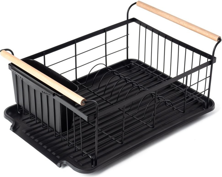 Suszarka do naczyń Vilde Czarna 42.5 x 19 cm (5907610287843) - obraz 8
