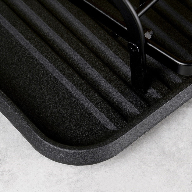 Suszarka do naczyń Vilde Czarna 48.5 x 32 x 23.5 cm (5904316481896) - obraz 10