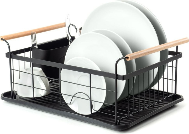 Suszarka do naczyń Vilde Czarna 42.5 x 19 cm (5907610287843) - obraz 12