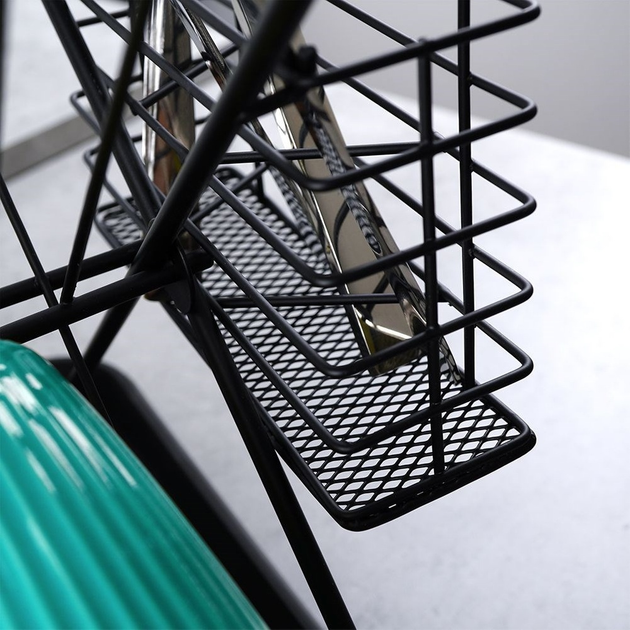 Suszarka do naczyń Vilde Czarna 45 x 32 x 25.5 cm (5907610287263) - obraz 8