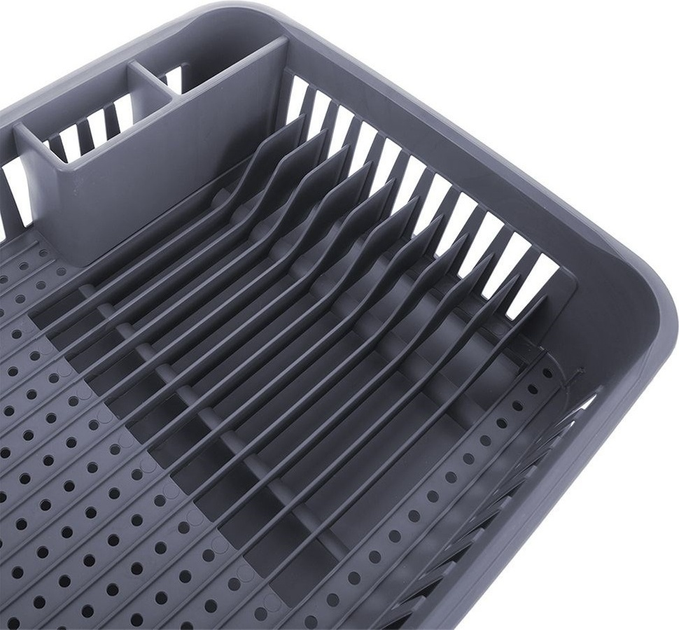 Suszarka do naczyń Orion Szara 43.5 x 32 x 12 cm (8682013105686) - obraz 9