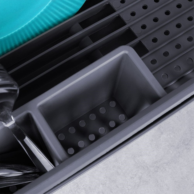 Suszarka do naczyń Orion Szara 43.5 x 32 x 12 cm (8682013105686) - obraz 10