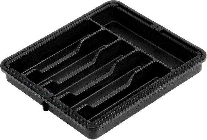 Wkład na sztućce do szuflady Vilde rozsuwany Czarny 33-56.5 x 37.5 cm (5904316476342) - obraz 8