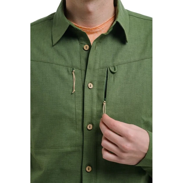 Мужская рубашка Turbat Amazonka Hemp Mns Bronze green XXXL (100027910) - Фото 3 Мужская рубашка Turbat Amazonka Hemp Mns Bronze green XXXL (100027910) - изображение 3