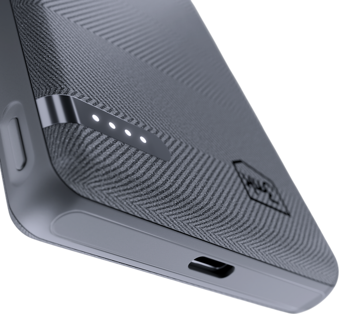 УМБ 3MK Pocket Powerbank 5000 mAh 12W Gray (5903108605410) - зображення 6