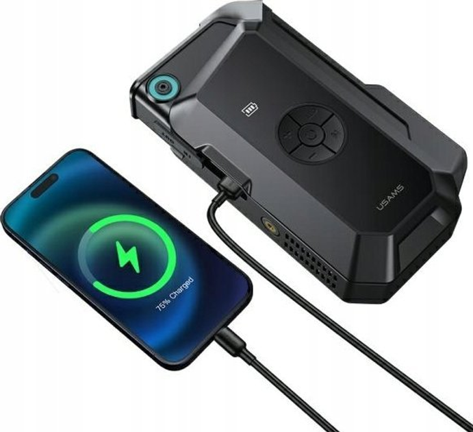 Powerbank Usams ZB287 Jumpstarter 8000mAh 60W Black (6958444991207) - obraz 2