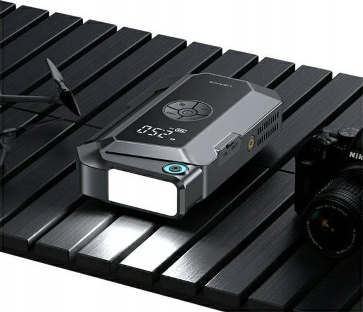 Powerbank Usams ZB287 Jumpstarter 8000mAh 60W Black (6958444991207) - obraz 4