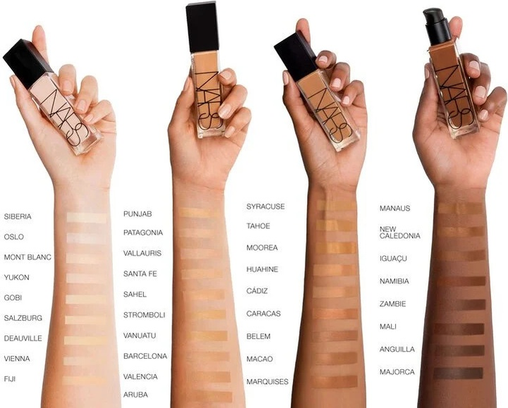 Тональна основа для обличчя Nars Natural Radiant Longwear Mont Blanc 30 мл (607845066019) - зображення 5