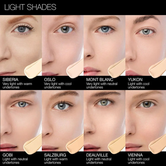 Тональна основа для обличчя Nars Natural Radiant Longwear Mont Blanc 30 мл (607845066019) - зображення 7