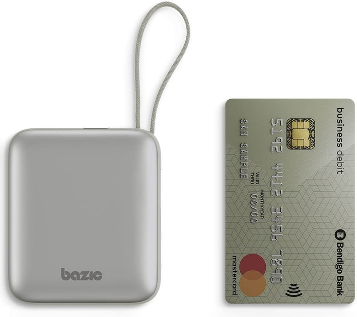 Powerbank Bazic by Energea Fusion Mini 10000 mAh 20W Silver (8885020103182) - obraz 3