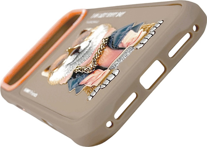 Etui plecki Nimmy Glasses Cool Dog do iPhone 17 Pro Beige (6971080313608) - obraz 5