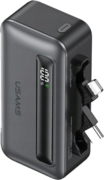 Powerbank Usams US-CD233 4500mAh 20W Black (6958444992273) - obraz 2